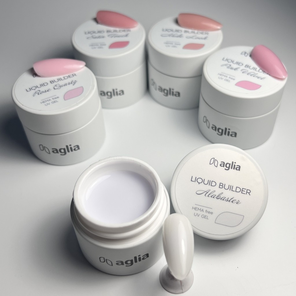 LIQUID BUILDER Alabaster - gel UV costruttore HEMA FREE