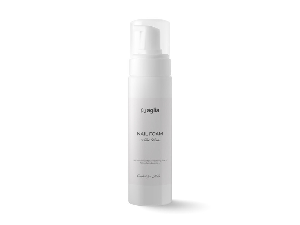NAIL FOAM Aloe Vera - mousse antibatterica per unghie e cuticole