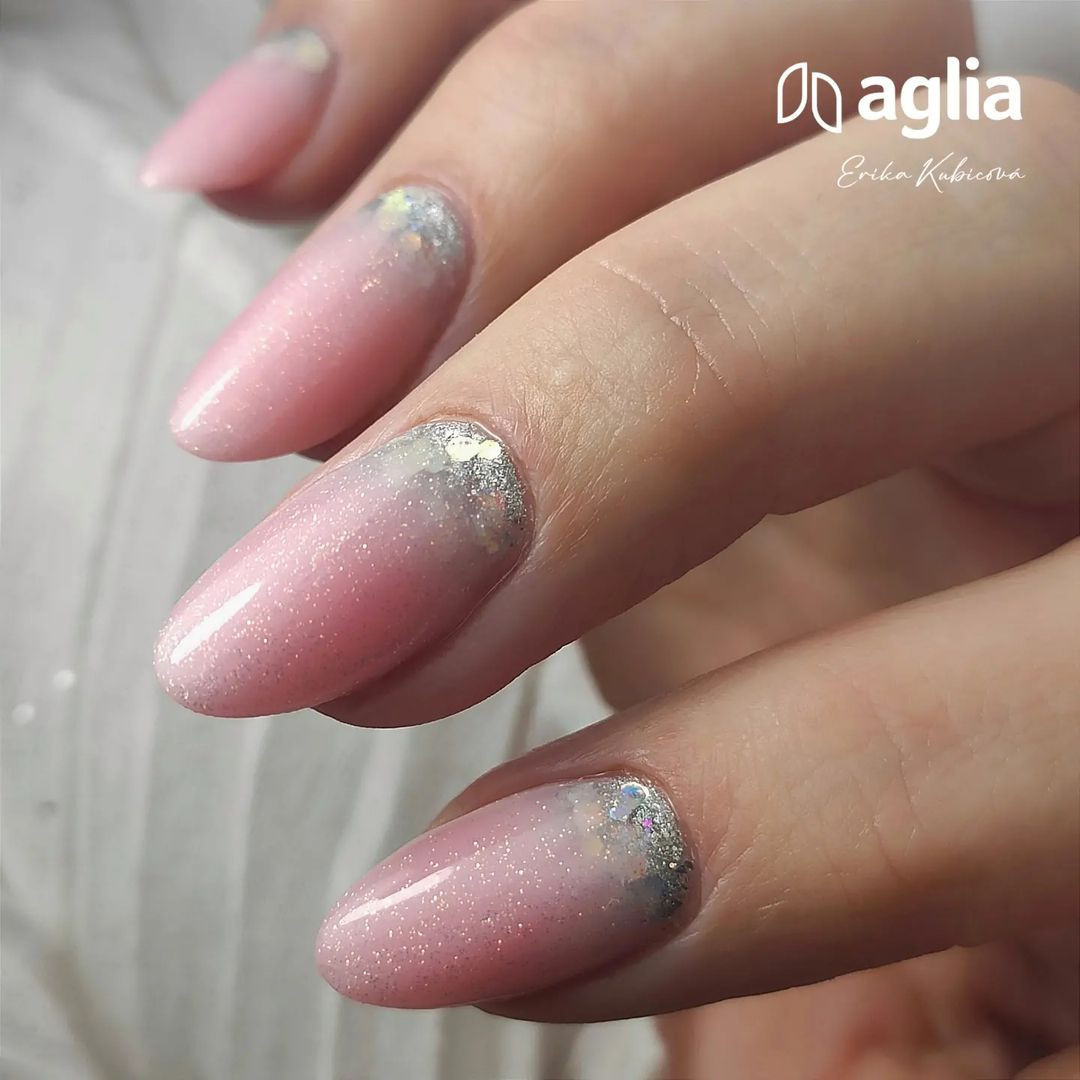 BUILDER DIAMOND MILKY PINK + ITSI BITSI glitter